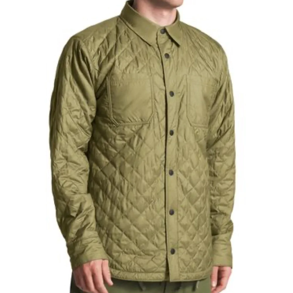 The North Face Fort Point Insulated Flannel Shirt jacket green Small